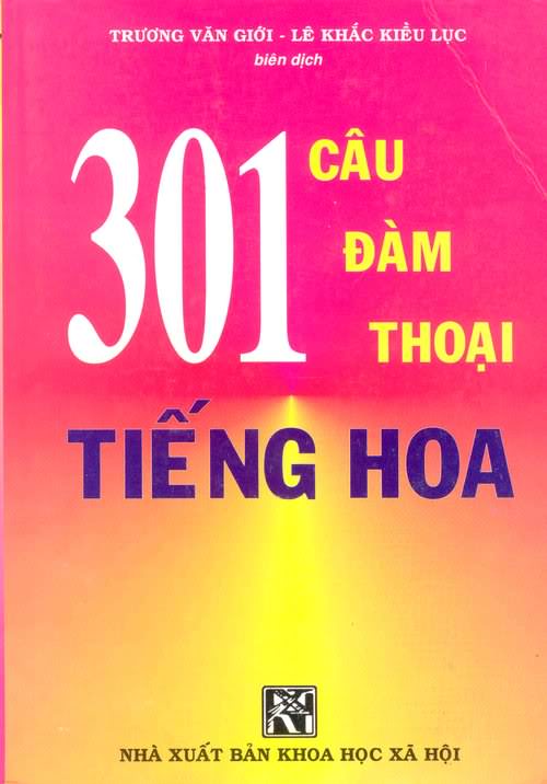 Cần bán sách 301 câu đàm thoại tiếng Hoa
