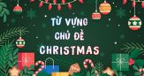 Từ vựng tiếng Trung chủ đề ngày lễ Giáng  Sinh
