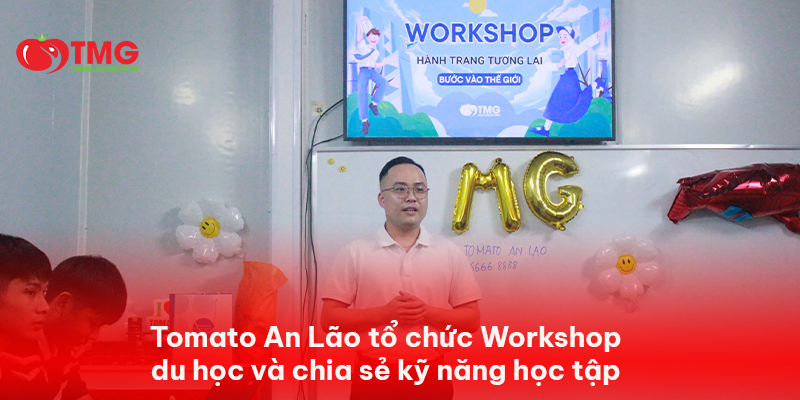 Tomato An Lão tổ chức Workshop du học và chia sẻ kỹ năng học tập: Cơ hội vàng cho học sinh An Lão