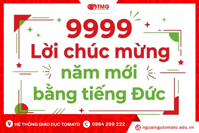 Lời chúc mừng năm mới tiếng Đức 2026. Lời chúc Tết hay và ý nghĩa nhất