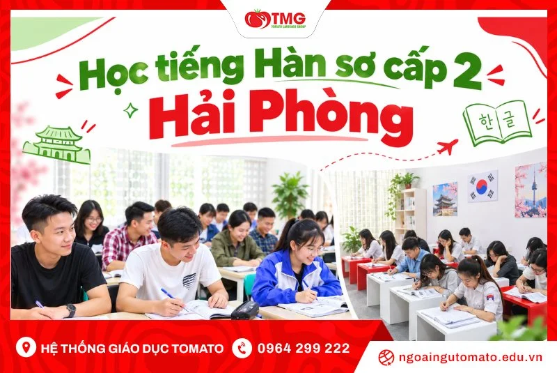Học tiếng hàn sơ cấp 2 Hải Phòng