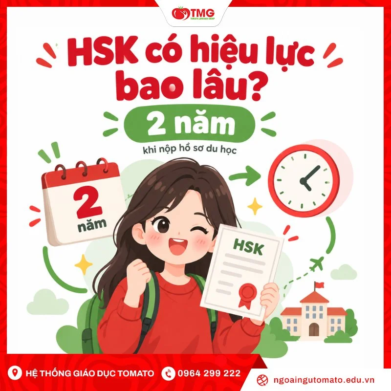 HSK có hiệu lực bao lâu?