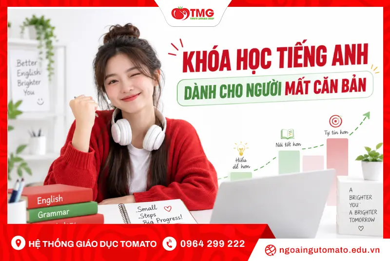  KHÓA HỌC TIẾNG ANH DÀNH CHO NGƯỜI MẤT CĂN BẢN