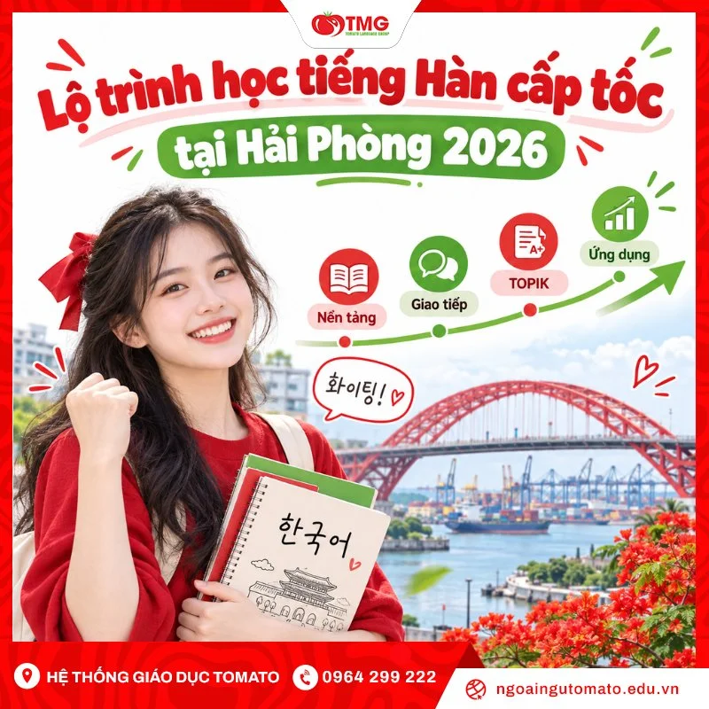 Lộ trình học tiếng Hàn cấp tốc tại Hải Phòng năm 2026