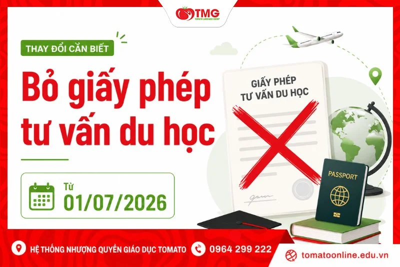 Bỏ giấy phép tư vấn du học từ 01/07/2026: Những thay đổi cần biết