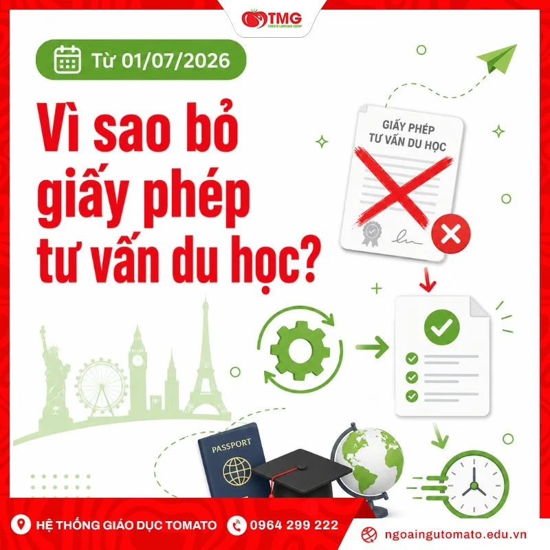 Vì sao bỏ giấy phép tư vấn du học từ ngày 01/07/2026?