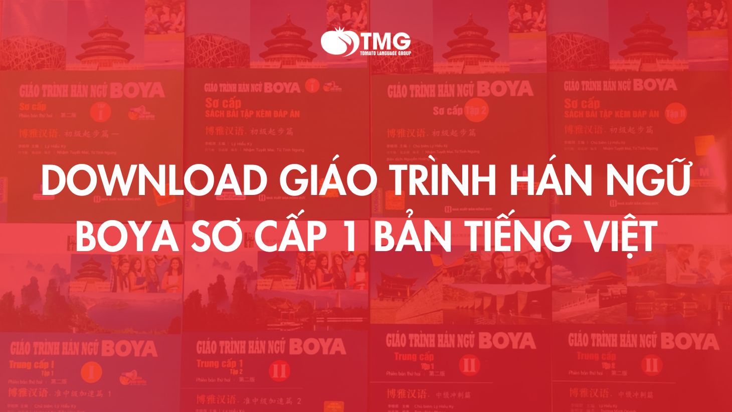 Download giáo trình Hán ngữ Boya sơ cấp 1 bản tiếng Việt MIỄN PHÍ