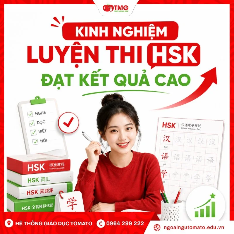 Kinh nghiệm luyện thi HSK đạt kết quả cao