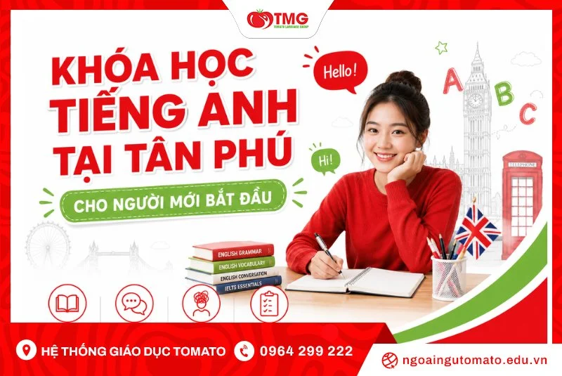 Khóa học tiếng Anh tại Tân Phú – Lộ trình cho người mới bắt đầu
