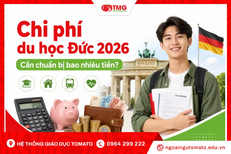 Chi phí du học Đức 2026: Cần chuẩn bị bao nhiêu tiền?