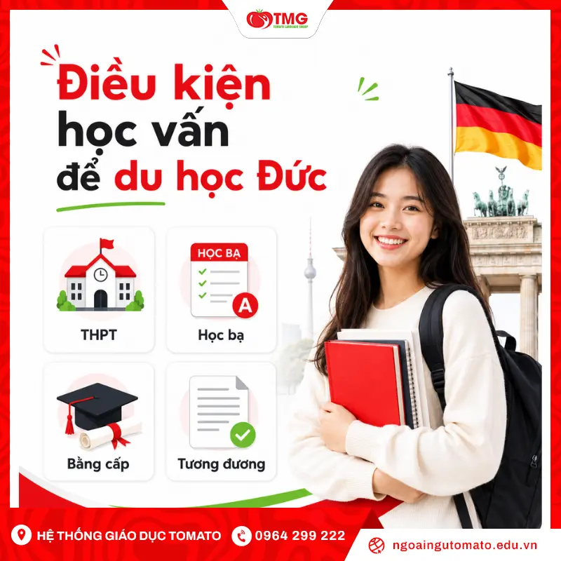 Điều kiện học vấn để du học Đức