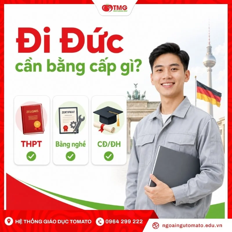 Đi Đức cần bằng cấp gì?