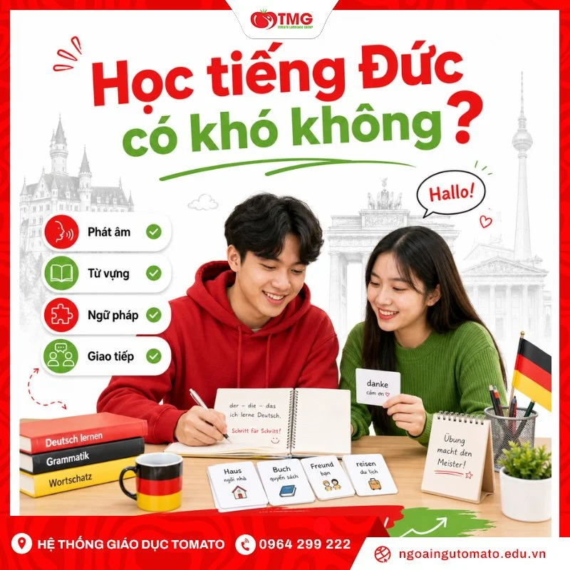 Học tiếng Đức có khó không?