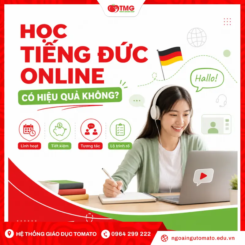 Học tiếng Đức online có hiệu quả không?