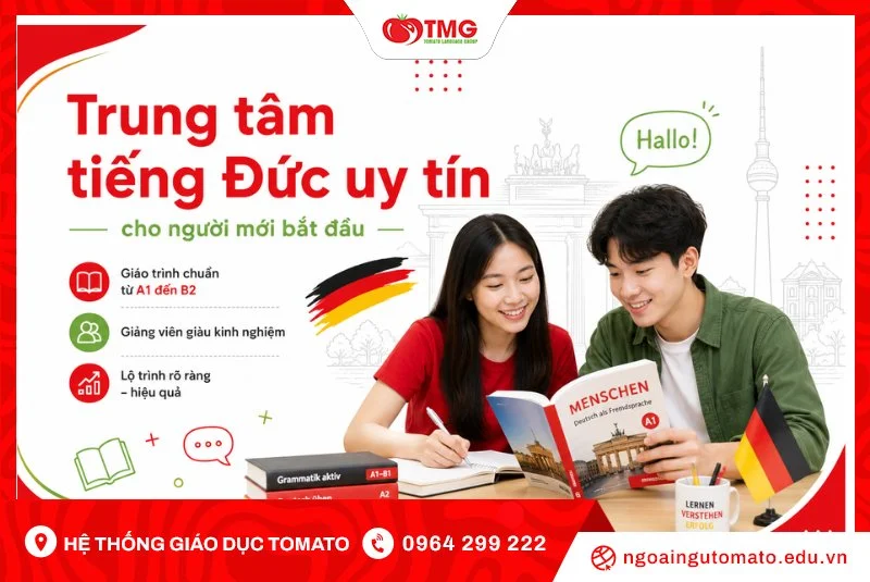 Trung tâm tiếng Đức uy tín cho người mới bắt đầu