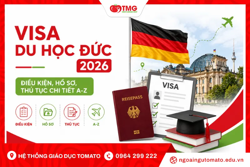Visa du học Đức 2026: Điều kiện, hồ sơ, thủ tục chi tiết A-Z