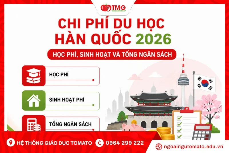Chi phí du học Hàn Quốc 1 năm hết bao nhiêu tiền?