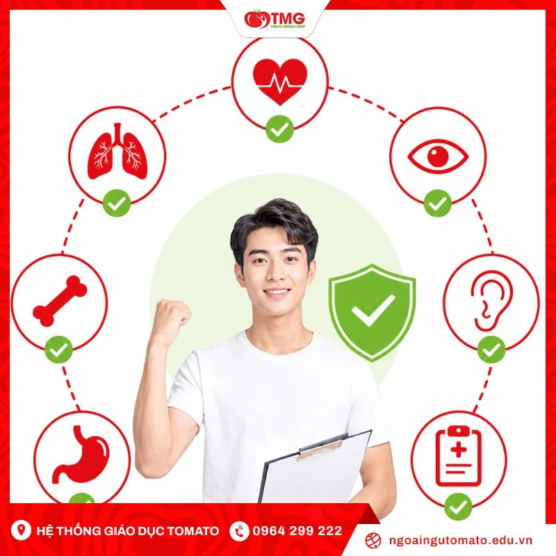 Yêu cầu sức khỏe đi Hàn Quốc làm việc theo EPS