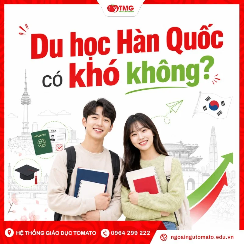 Du học Hàn Quốc có khó không?