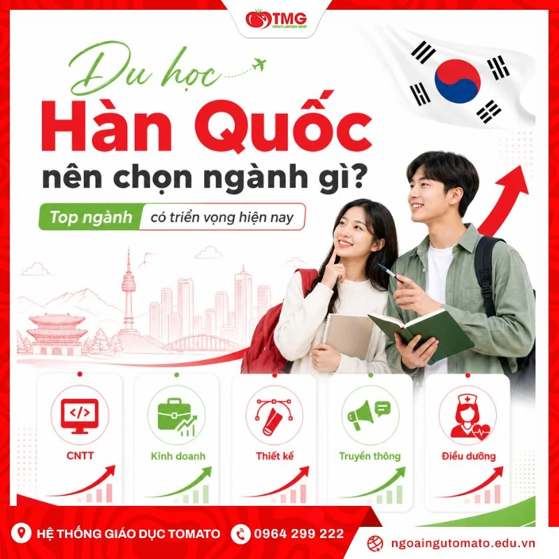Du học Hàn Quốc nên chọn ngành gì? Top ngành có triển vọng hiện nay