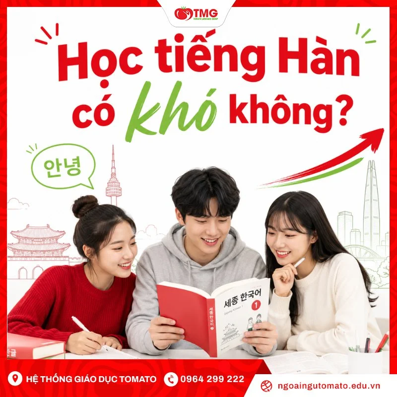 Học tiếng Hàn có khó không?