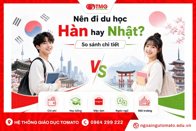 Nên đi du học Hàn hay Nhật? So sánh chi tiết