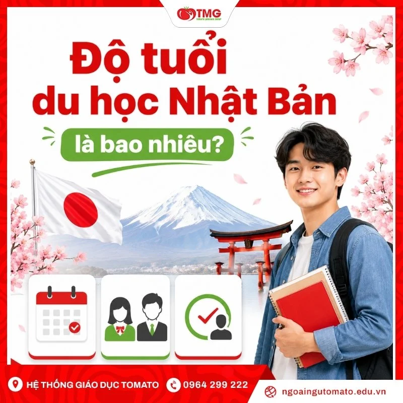 Độ tuổi du học Nhật Bản là bao nhiêu?