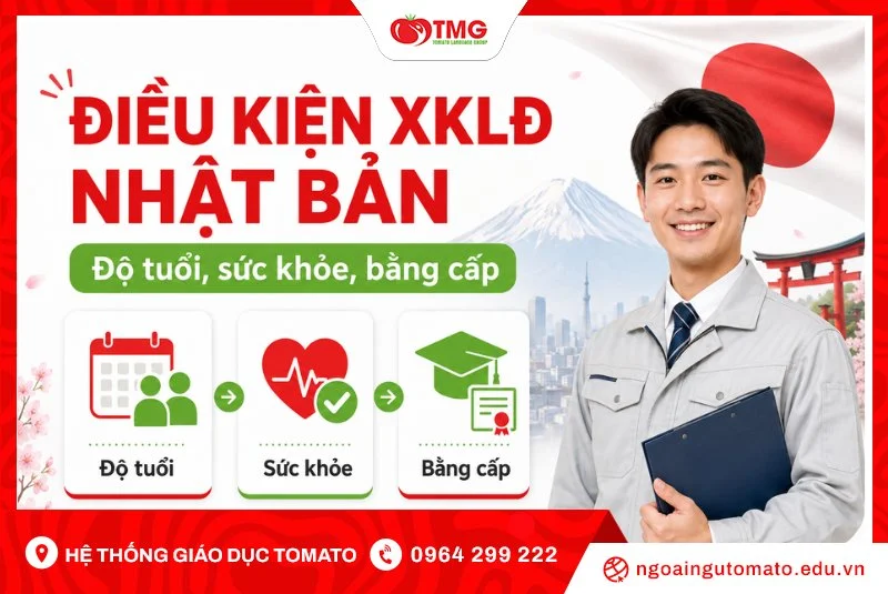 Điều kiện xuất khẩu lao động Nhật Bản: Độ tuổi, sức khỏe, bằng cấp