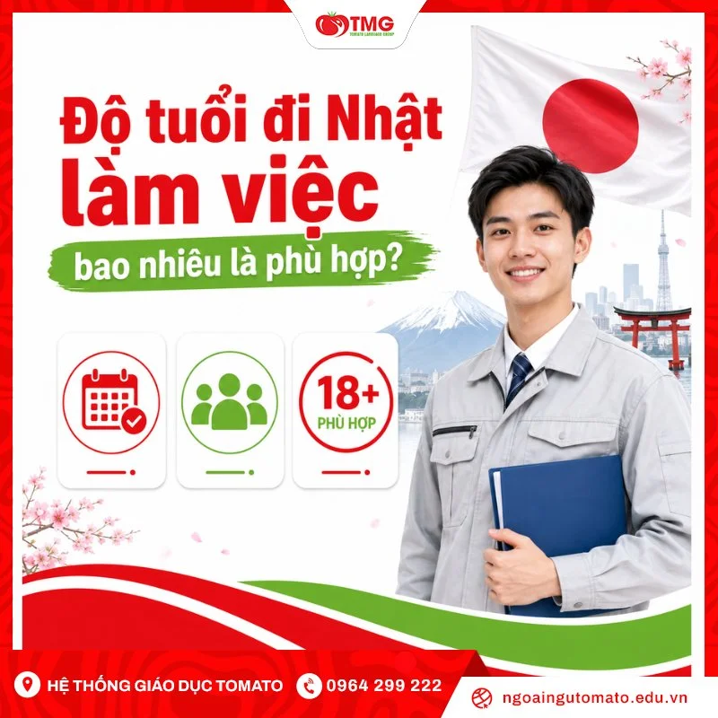 Độ tuổi đi Nhật làm việc bao nhiêu là phù hợp?