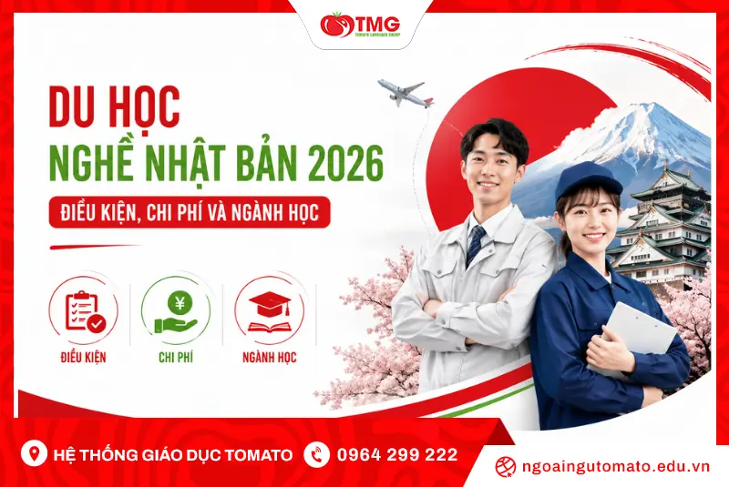 Du học nghề Nhật Bản 2026: Điều kiện, chi phí và ngành học