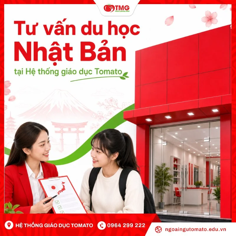 Tư vấn du học Nhật Bản tại Hệ thống giáo dục Tomato
