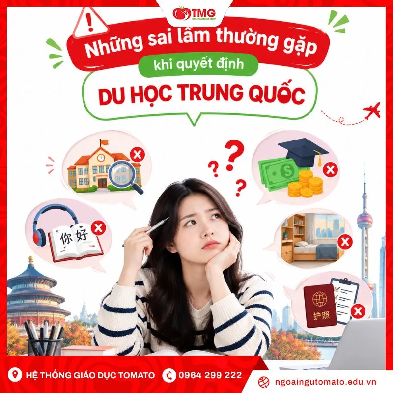 Những sai lầm thường gặp khi quyết định du học Trung Quốc