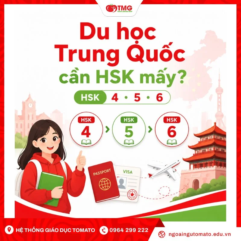Du học Trung Quốc cần HSK mấy?