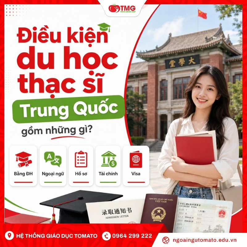 Điều kiện du học thạc sĩ Trung Quốc gồm những gì?