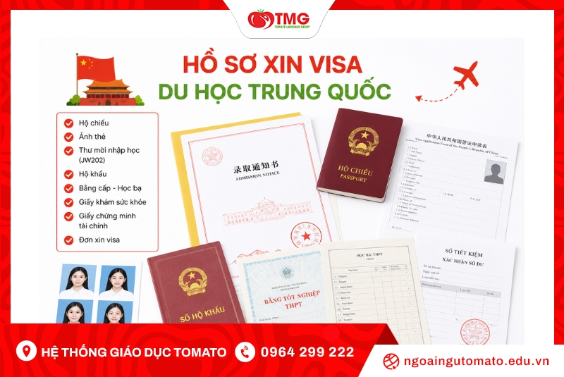 Hồ sơ xin visa du học Trung Quốc gồm những gì?