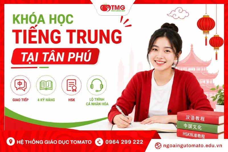 Khóa học tiếng Trung tại Tân Phú cho người mới bắt đầu đến luyện HSK