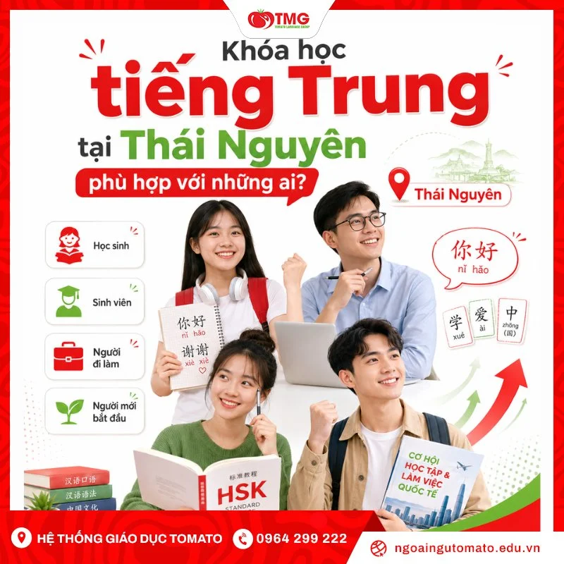 Khóa học tiếng Trung tại Thái Nguyên phù hợp với những ai?