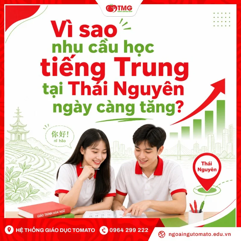 Vì sao nhu cầu học tiếng Trung tại Thái Nguyên ngày càng tăng?
