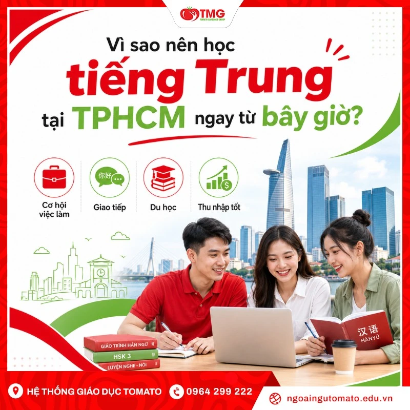Vì sao nên học tiếng Trung tại TPHCM ngay từ bây giờ?