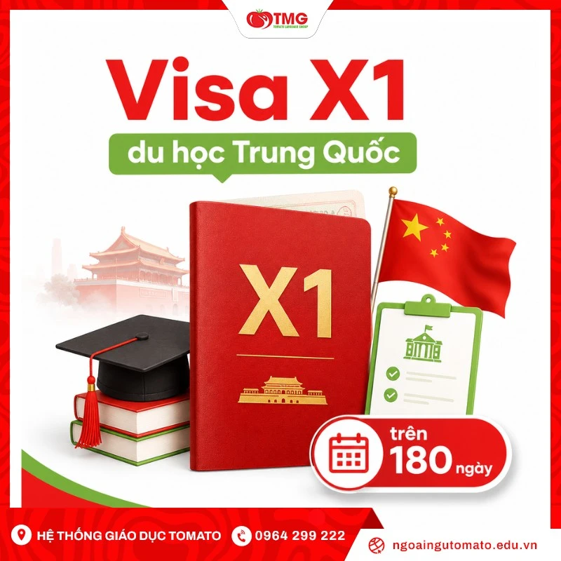 Visa X1 du học Trung Quốc là gì?