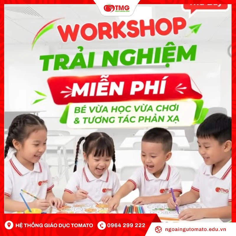 Workshop tiếng Anh trẻ em Tiên Lãng là gì?